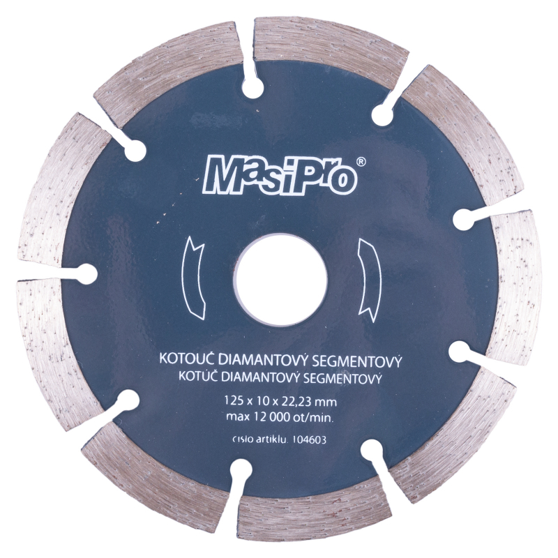Kotouč diamantový 125 mm segment MasiPro