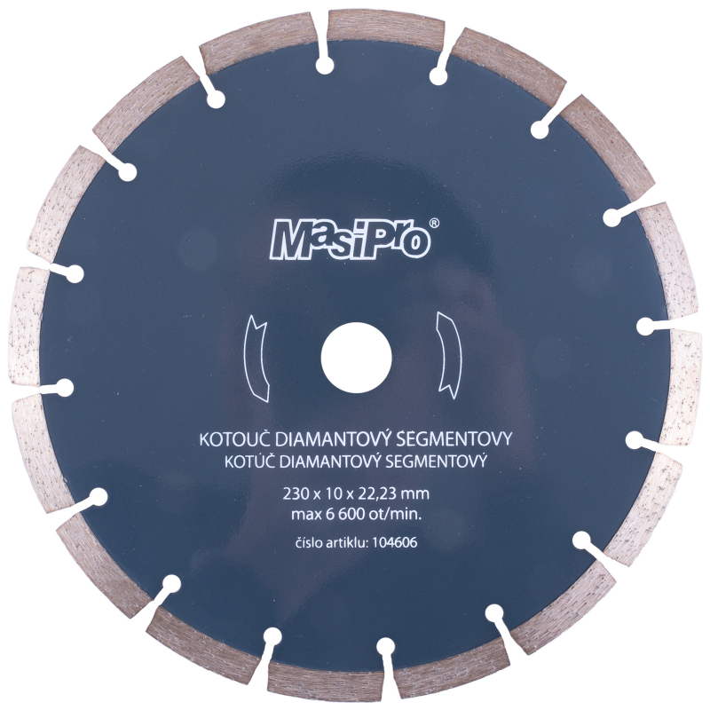 Kotouč diamantový 230 mm segment MasiPro