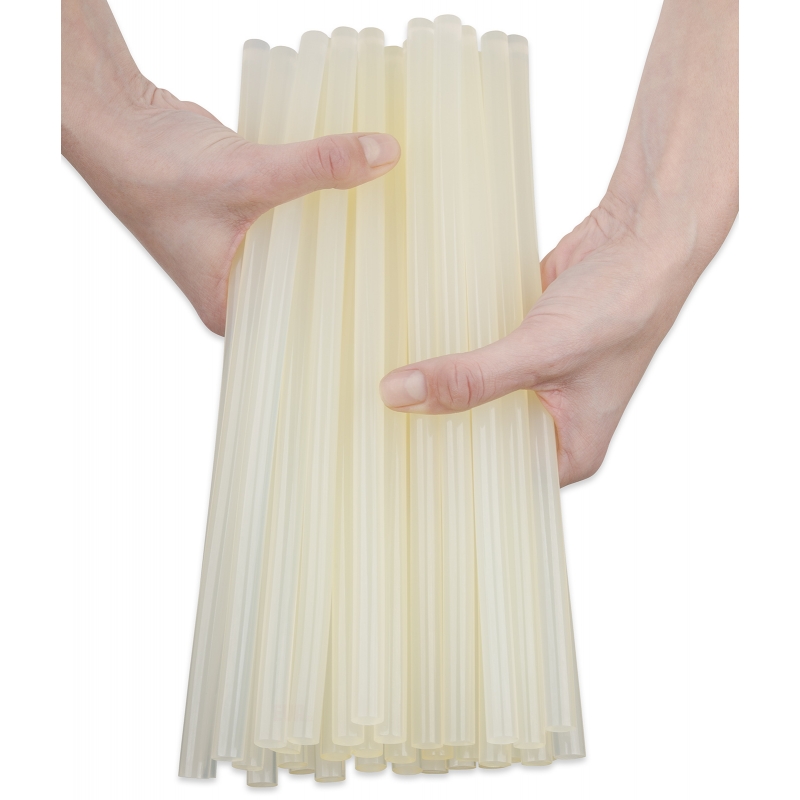 1kg tyčinky do tavné pistole 11x300mm, dlouhé, mléčné, 35 ks