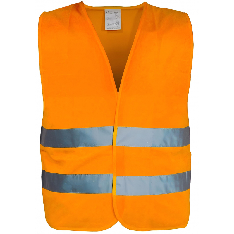 Vesta v�stra�n� XL, EN ISO 20471:2013 reflexn�, oran�ov�