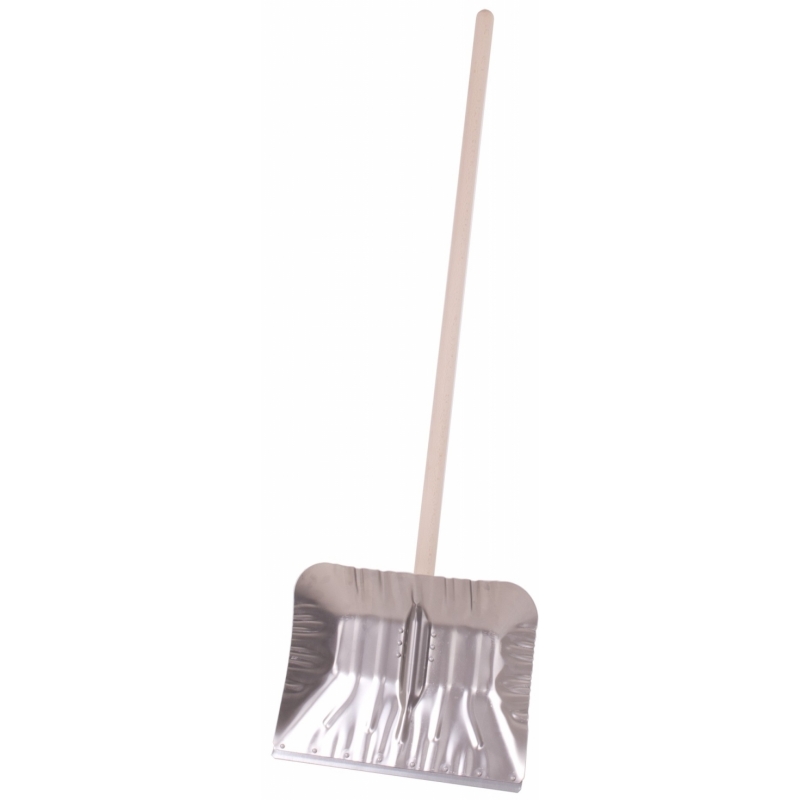 Hrablo na sníh š. 49 cm hliníkové, dřevená násada