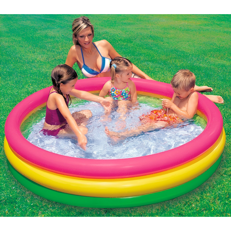 Bazén Intex 114 x 25 cm s nafukovacím dnem