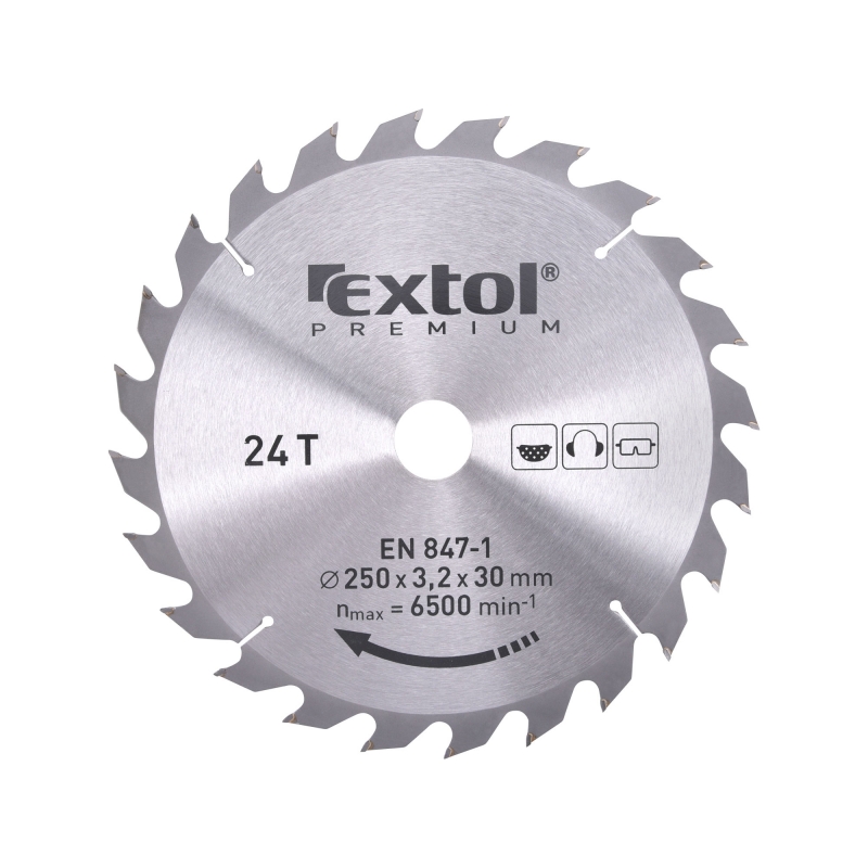 Kotouč pilový 250x30mm, 24 zubů EXTOL Premium