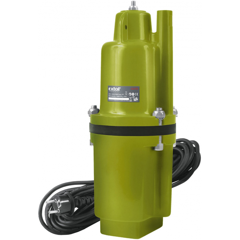 Čerpadlo hlubinné 50m/1400l/300W membránové, do vrtu EXTOL 414170
