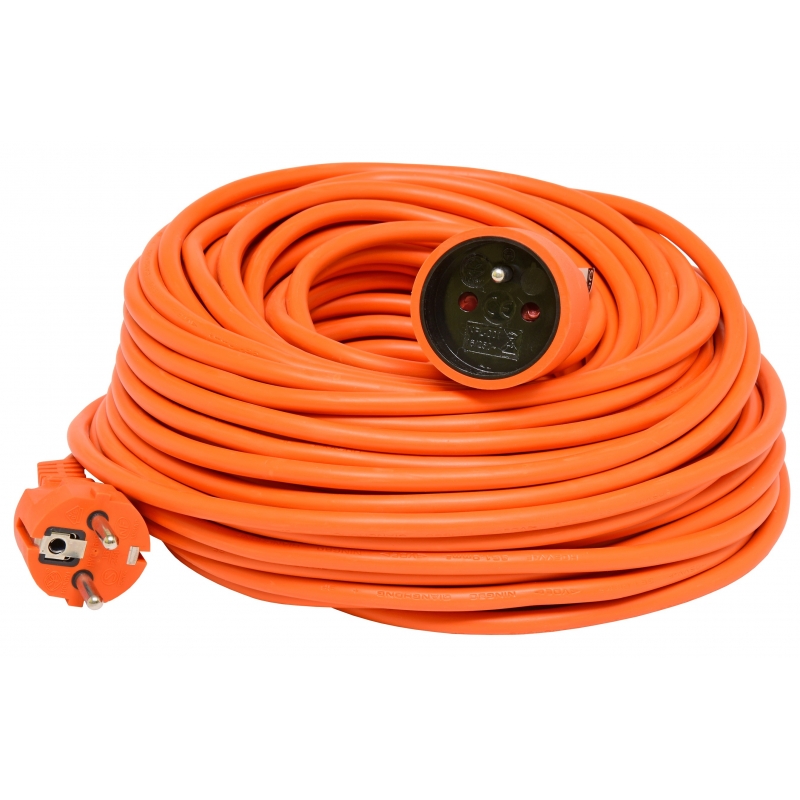 Prodlužovák 10A/30m max. 2300W 3x1 mm2, oranžový