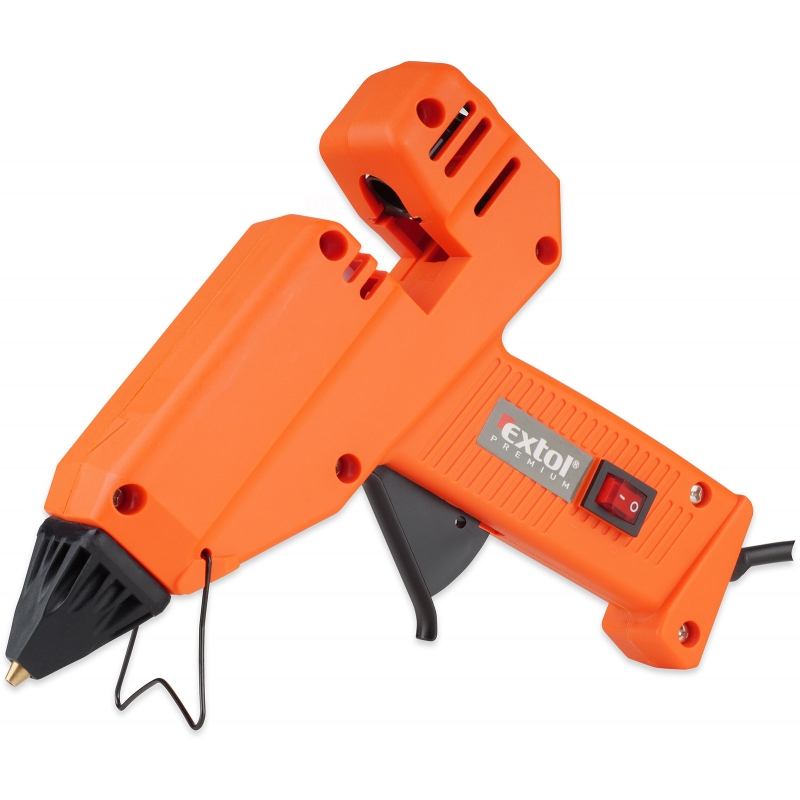 Pistole lepicí tavná 180W 11mm tyčinky, vypínač EXTOL