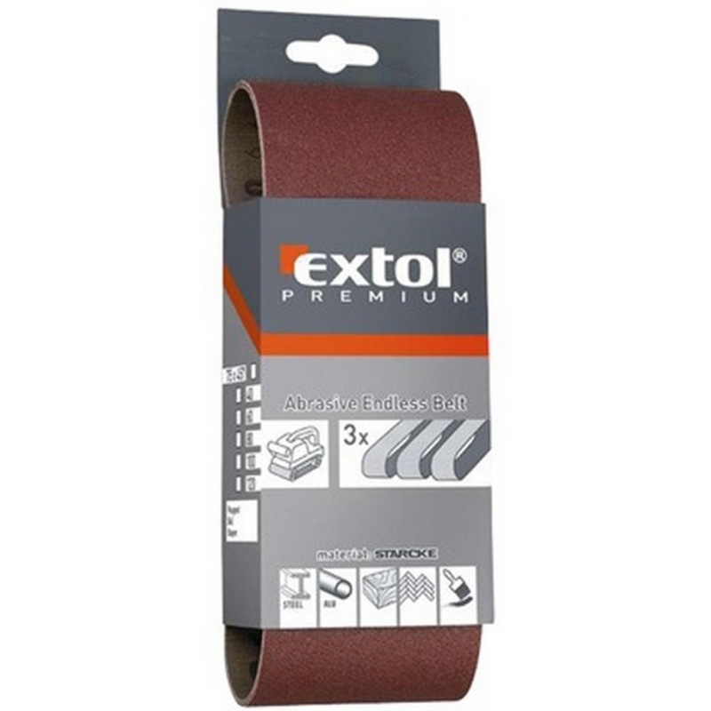 P�s brusn� EXTOL Premium 3ks P60 75x533mm