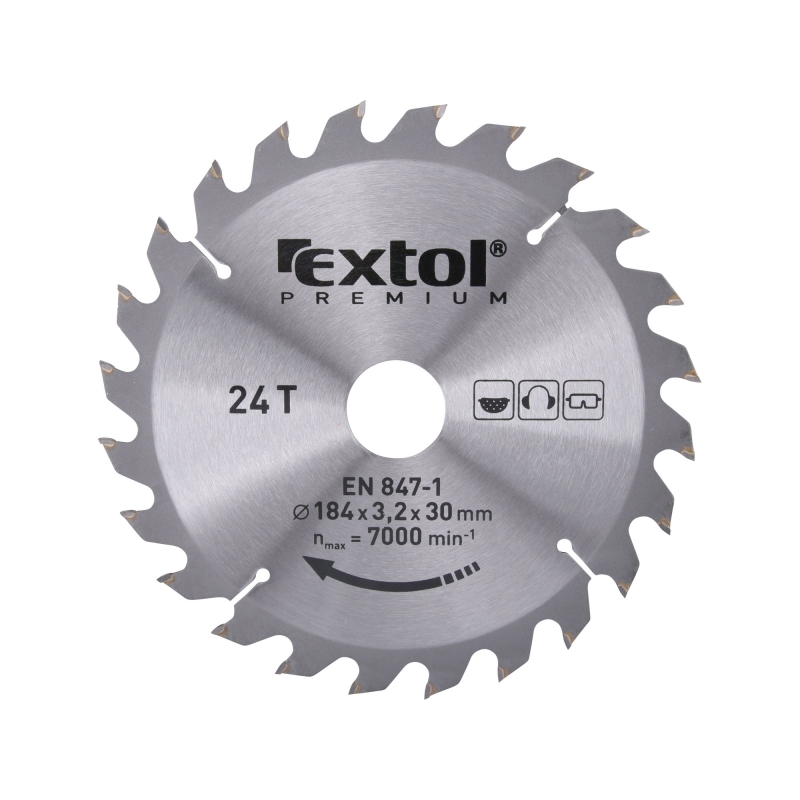 Kotouč pilový 184x30mm, 24 zubů EXTOL Premium