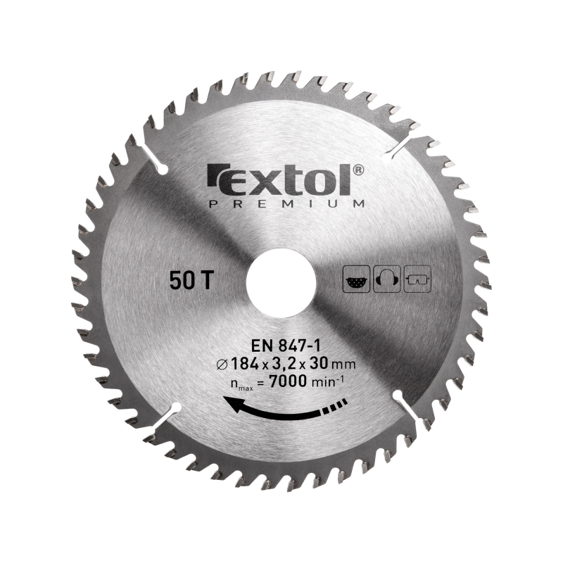 Kotouč pilový 184x30mm, 50 zubů EXTOL Premium