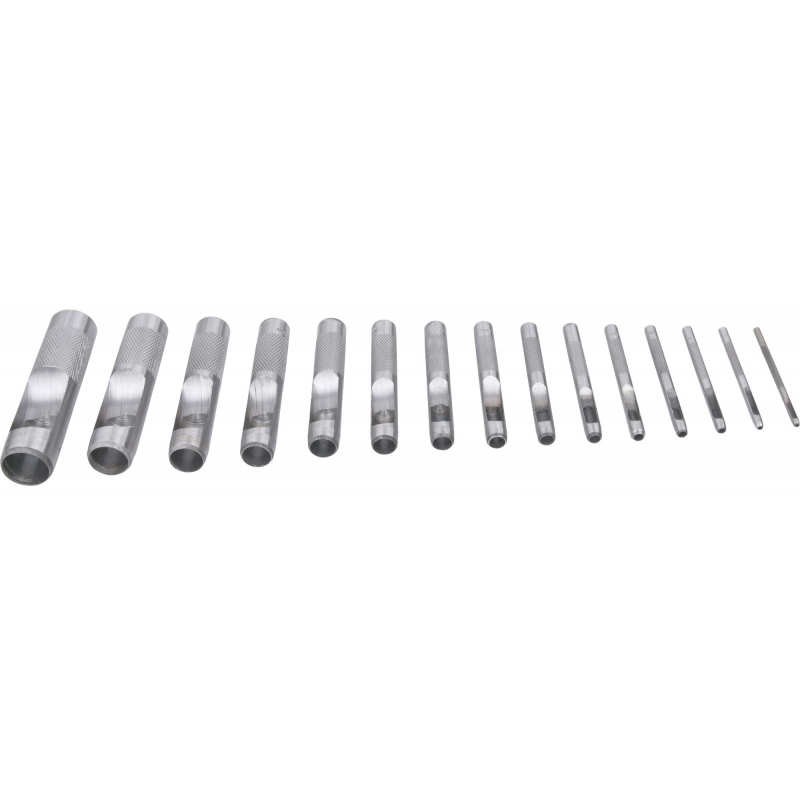 15x děrovač kůže 2-22 mm