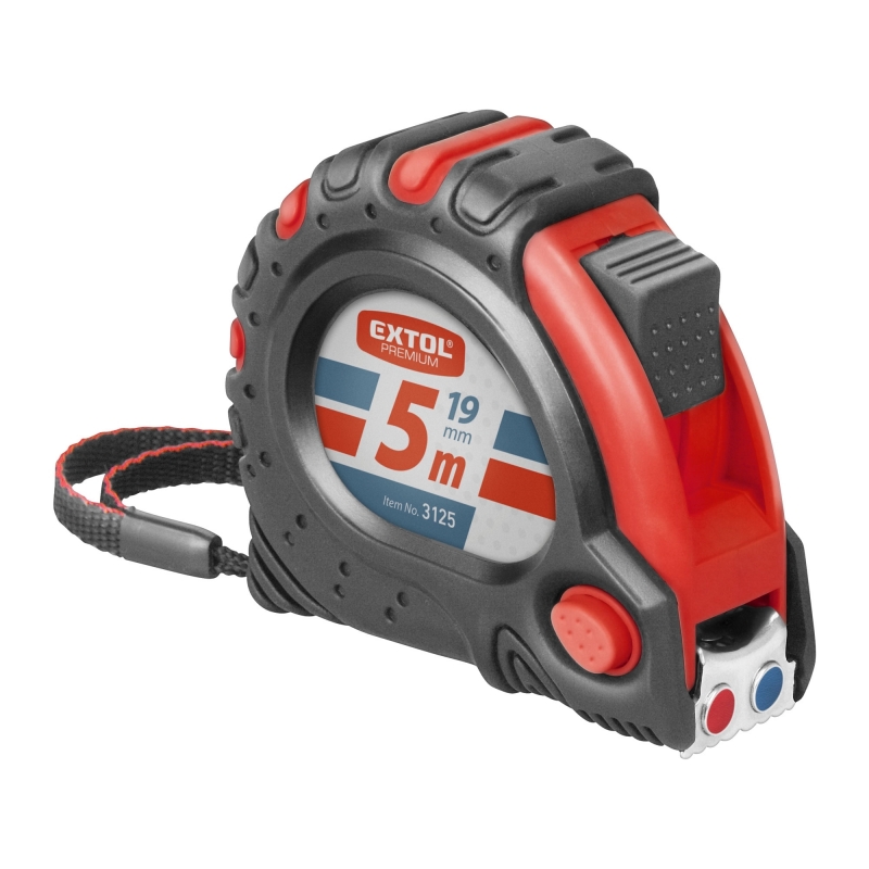 Metr svinovací 5mx19mm magnet EXTOL Premium 3125