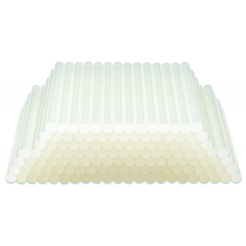 0.5 kg tyčinky do tavné pistole 7 mm, mléčné, 127 ks