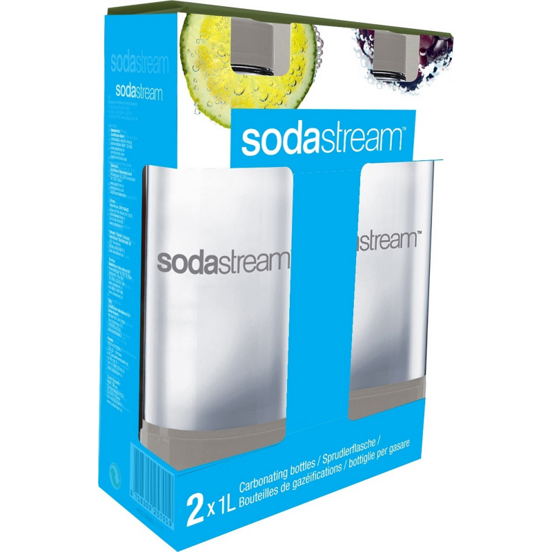 SODASTREAM lahve 1l Grey/DuoPack