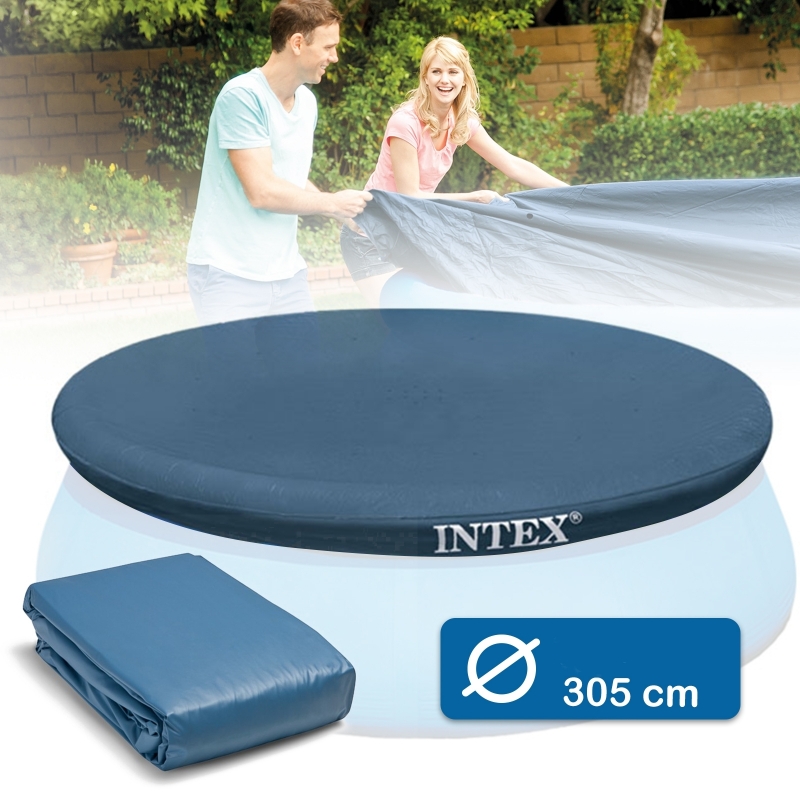Plachta krycí pro bazén s límcem o průměru 305 cm Intex