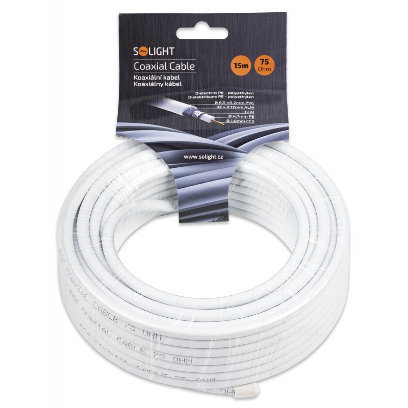 Koaxial CC120 bez konektorů 15 m