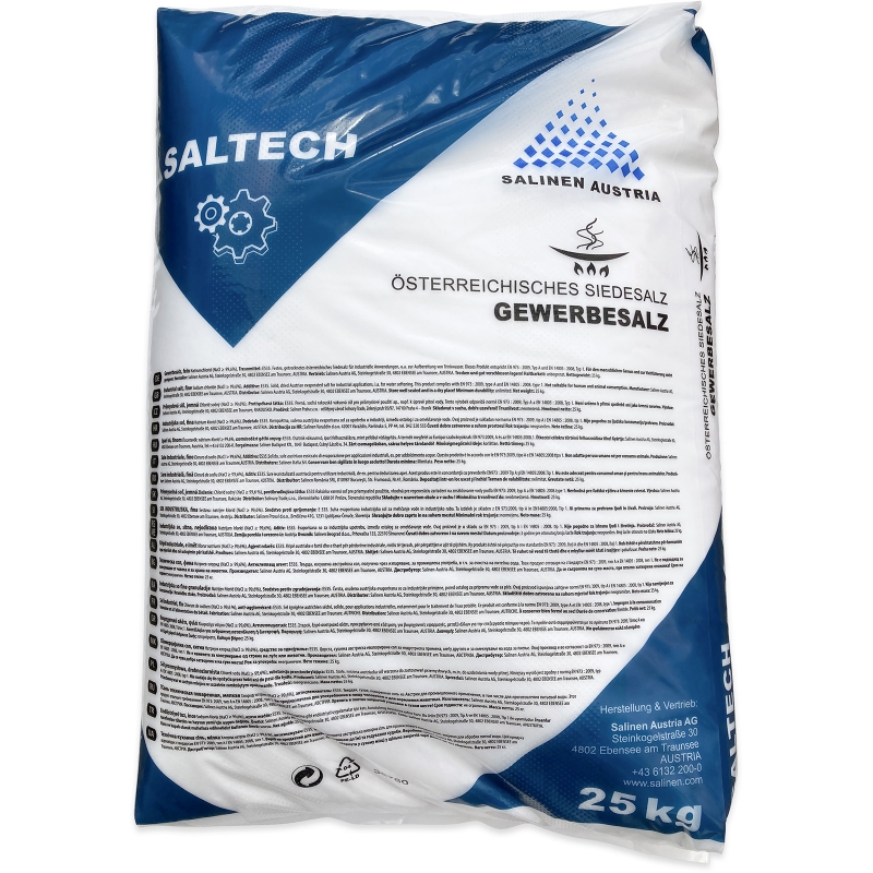 Sůl bazénová 25 kg Salinen Austria čistota NaCl 99,6 %
