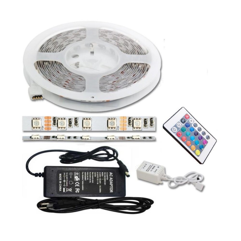 LED p�ska 5m/4000lm/RGB/72W v�. trafa