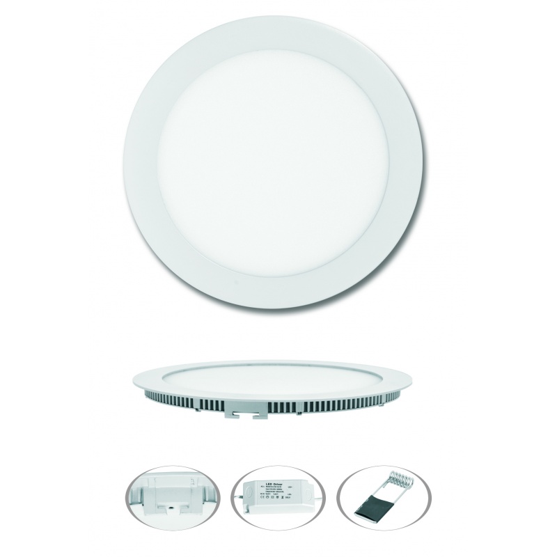 Světlo LED 18W, 2700K, 1530lm, vestavné