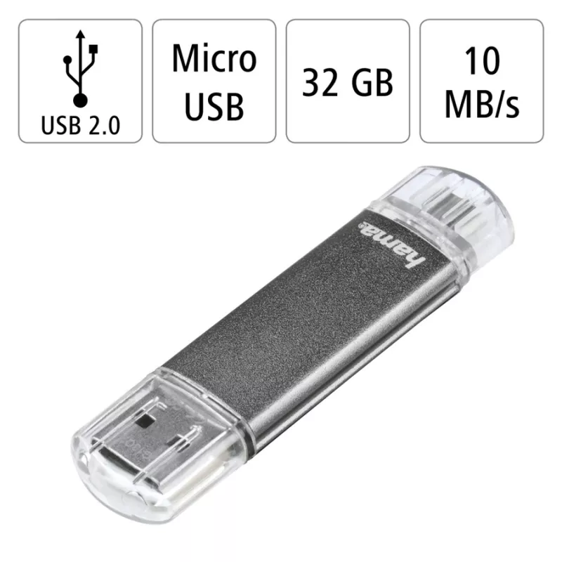 Flash disk HAMA Laeta Twin 32 GB OTG