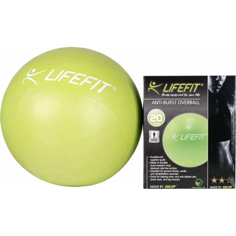 Míč aerobní LIFEFIT Overball 20cm zelený