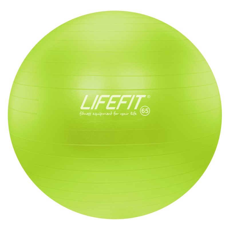 M�� gymnastick� LIFEFIT  ANTI-BURST 65cm zelen�, nosnost 200 kg