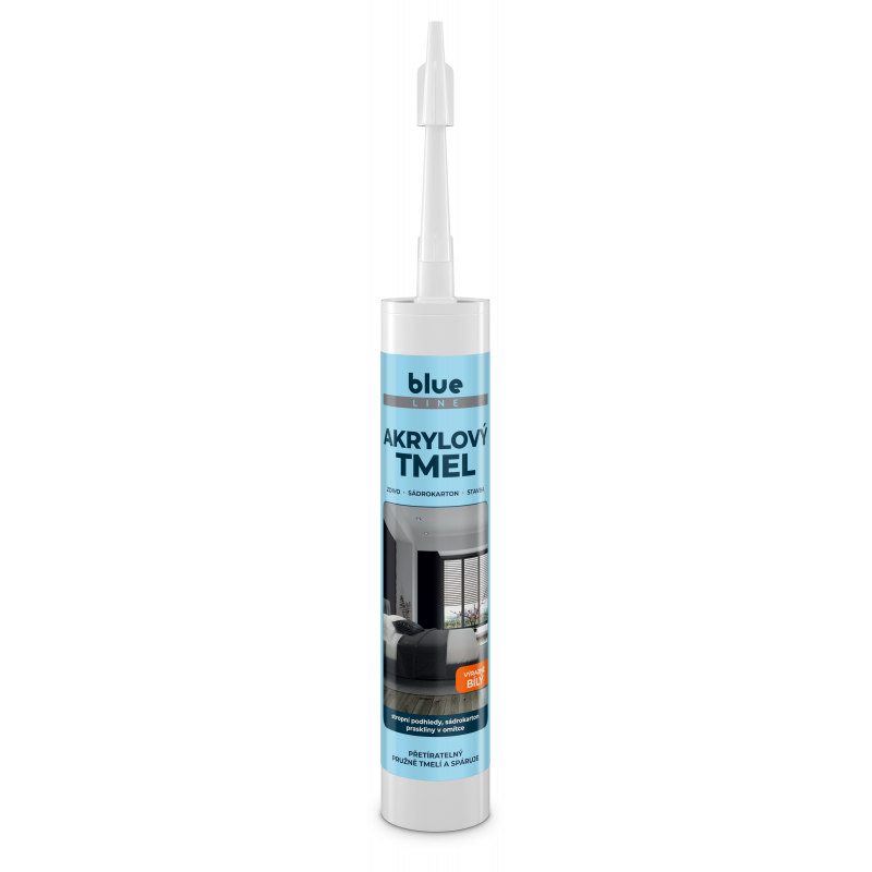 Tmel akrylátový Blueline 280 ml bílý akryl