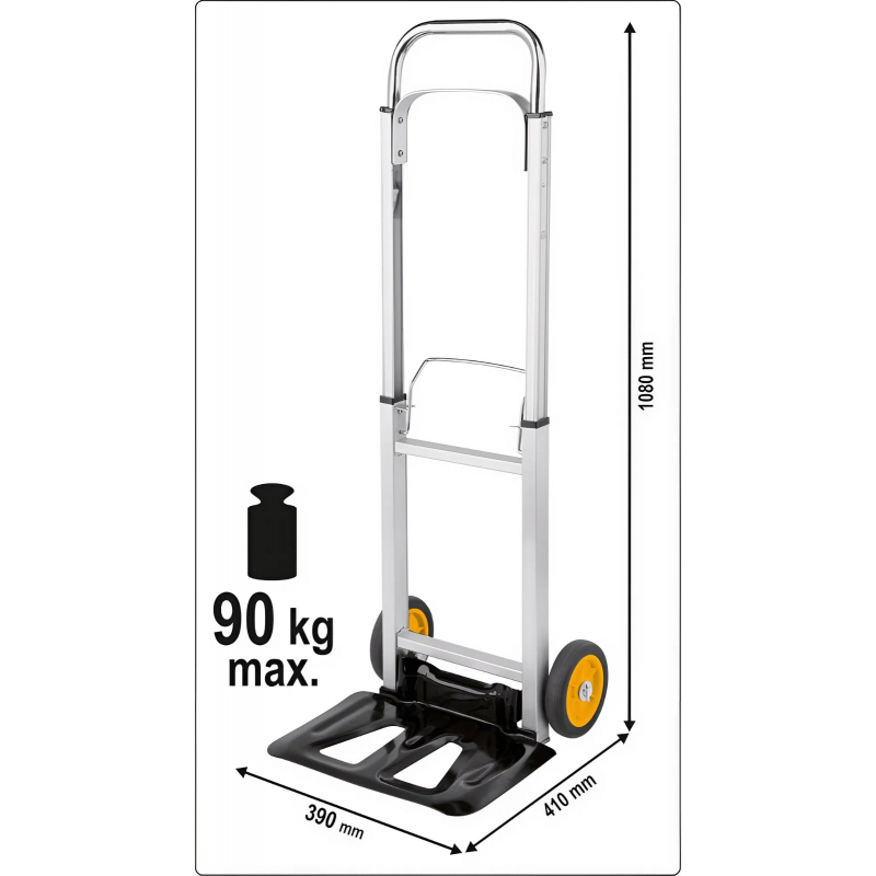 Rudl 90kg skládací