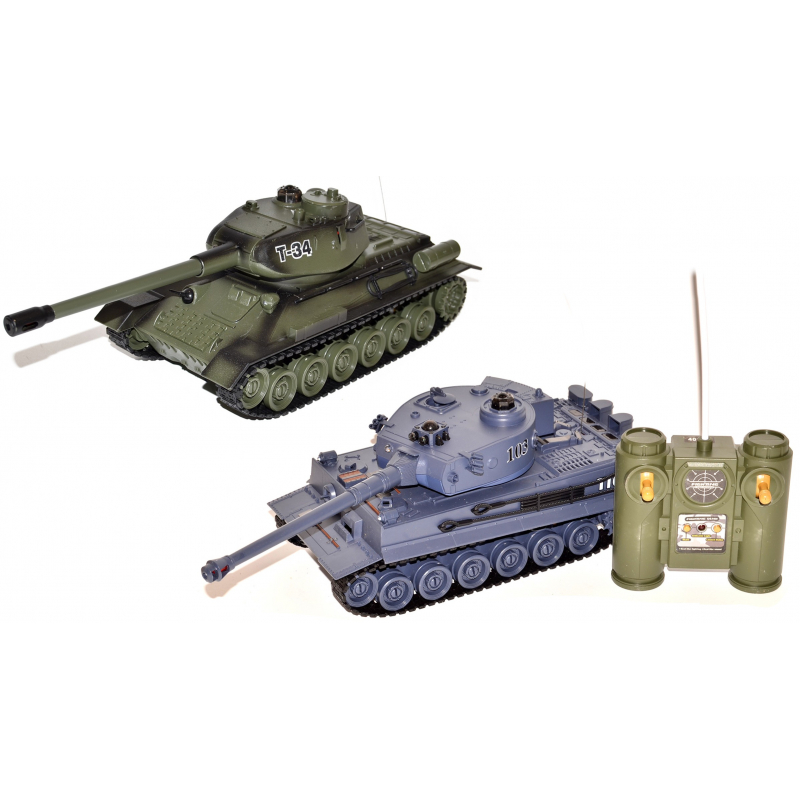 Tanková bitva RC, 2 x tank 35 cm