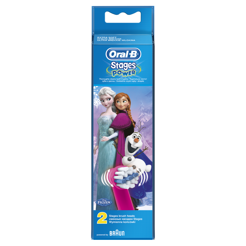 Náhradní hlavice Oral-B EB-10-2 Frozen 2ks dětské, věk 3+