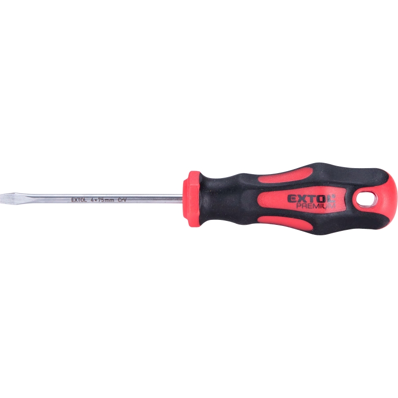 Šroubovák magnetický (-) 4x75mm EXTOL Premium