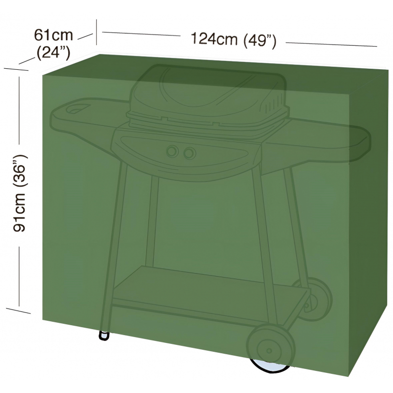 Obal na gril CLASSIC "M" 124x61x91cm, PE 90g/m2
