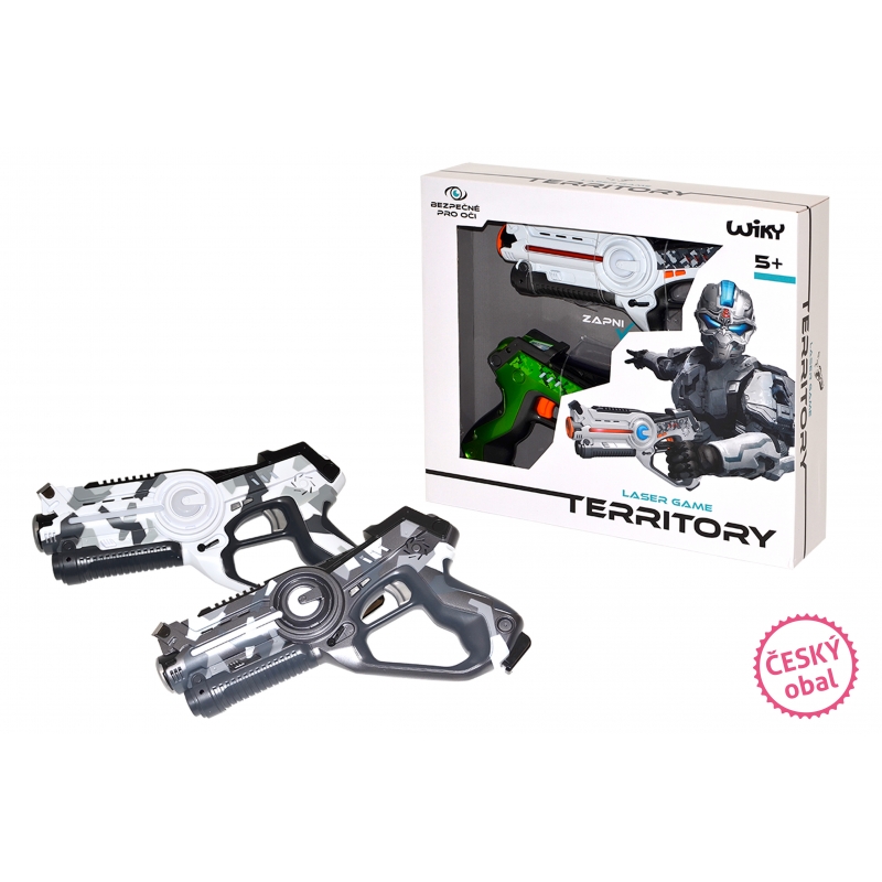 Wiky Territory game double, dvě laserové zbraně