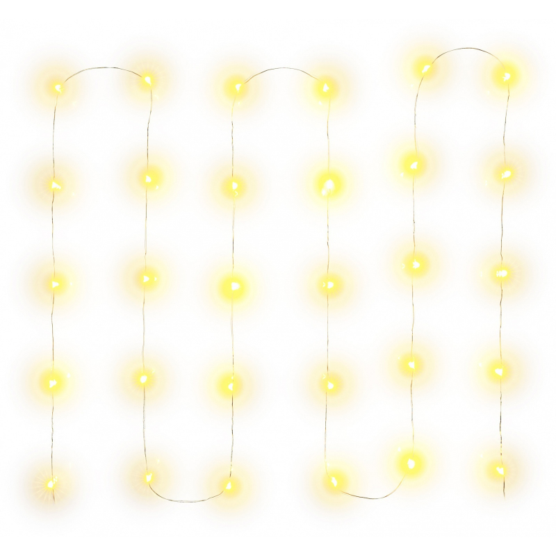 Světelný řetěz Nano 30 LED teplá bílá, 3+0,3m, RETLUX RXL 259 , IP20