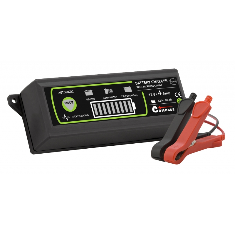 Nab�je�ka autobateri� 4A 12V PB/GEL/AGM/MF/VRLA Compass 07145