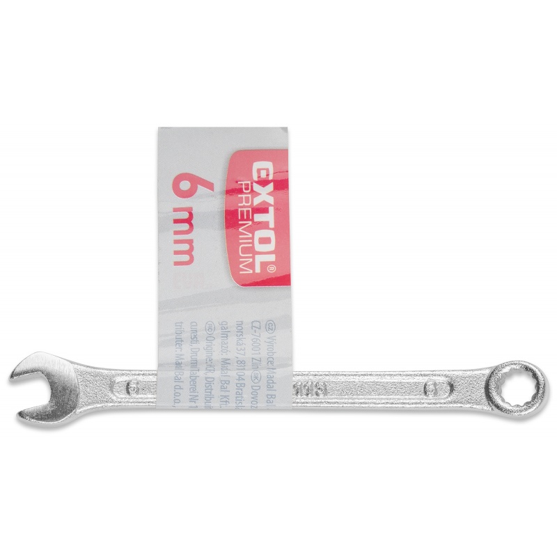 Klíč očkoplochý 6 mm Chrome-Vanadium