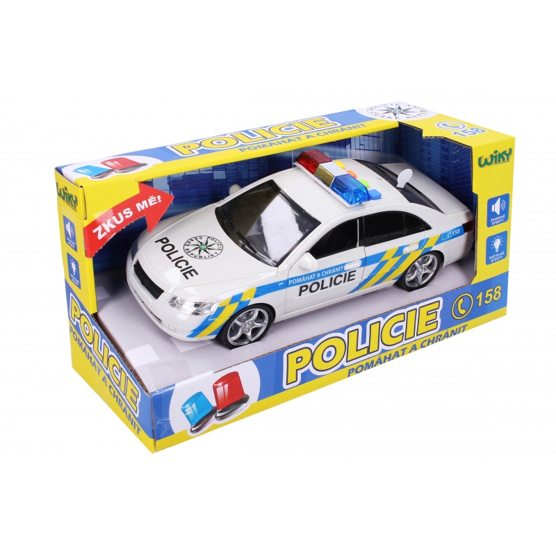 Auto policejní 24 cm na baterie
