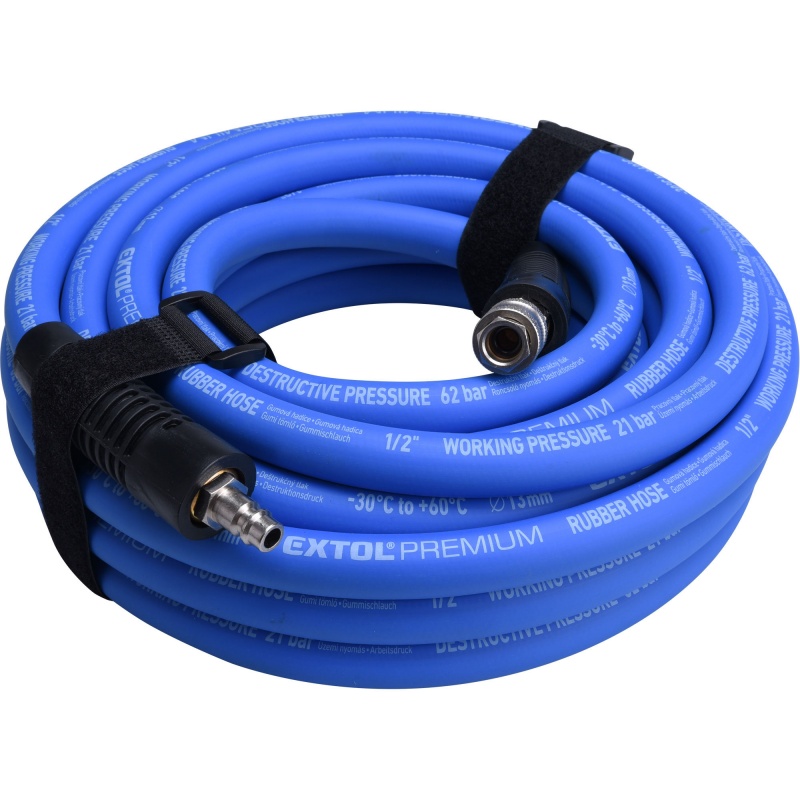 10m odolná hadice ke kompresoru 1/2", 13/19mm EXTOL Premium