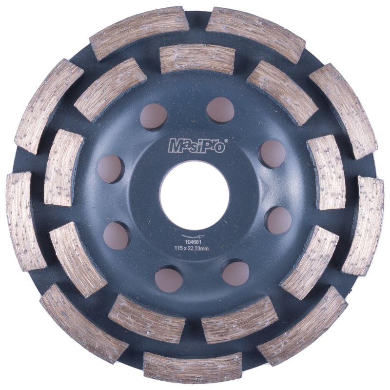 Kotou� diamantov� turbo 115 mm brusn� dvou�ad� Masipro