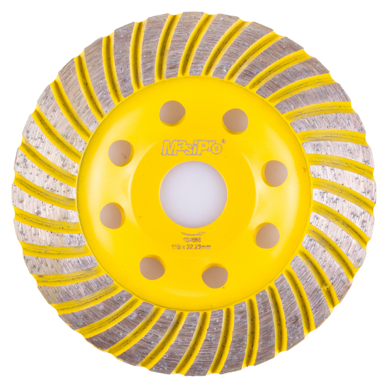 Kotouč diamantový turbo 115 mm brusný jednořadý Masipro