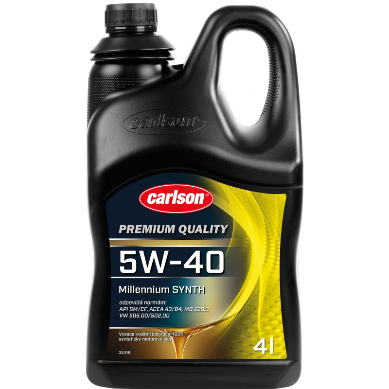 Olej 4l SAE 5W-40 motorov� Carlson Millenium SYNT