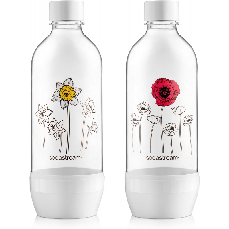 SODASTREAM lahve 1 l DuoPack Jet Květiny