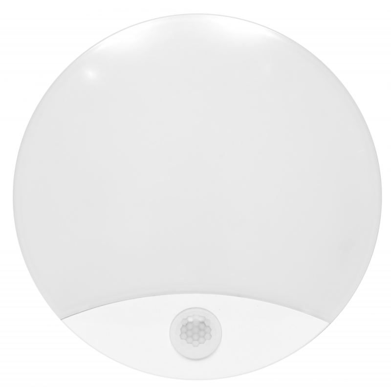 Světlo kruh s čidlem 1300lm/15W/4100K IP 44, Ecolite WHST71 LED