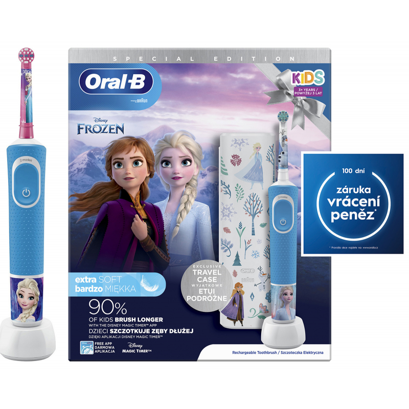 Kartáček Oral-B Vitality D100 Frozen s cestovním pouzdrem