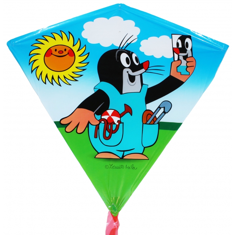 Drak Krtek a zrcátko 68 x 73 cm, PVC