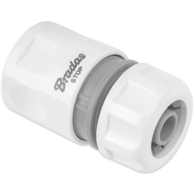 Rychlospojka 1/2", 5/8" STOP, White