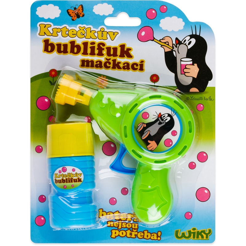 Bublifuk mechanický s náplní, Krtek