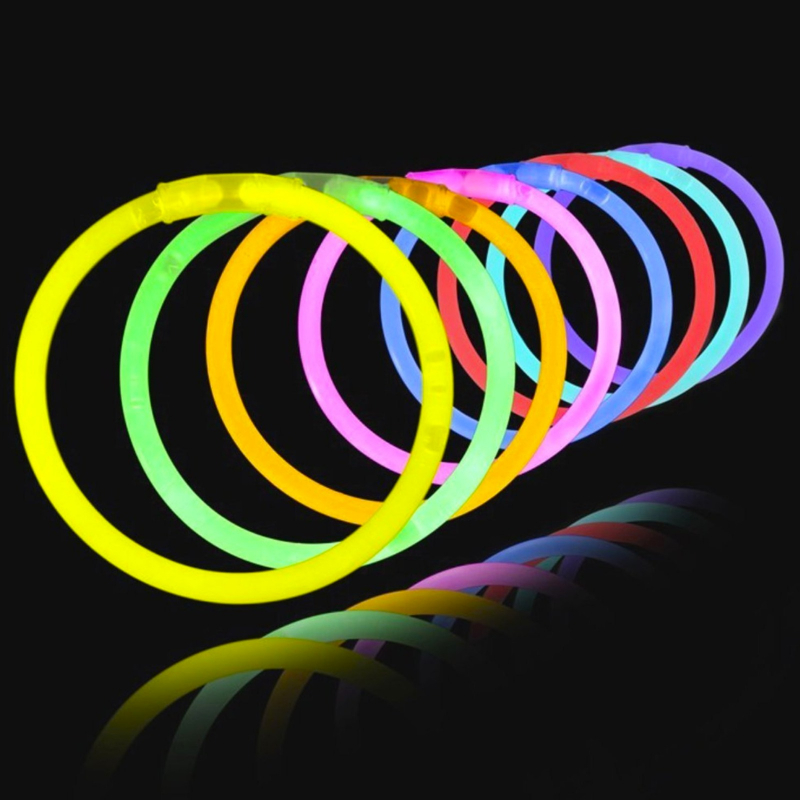 15x svítící náramek, 20cm, lightstick