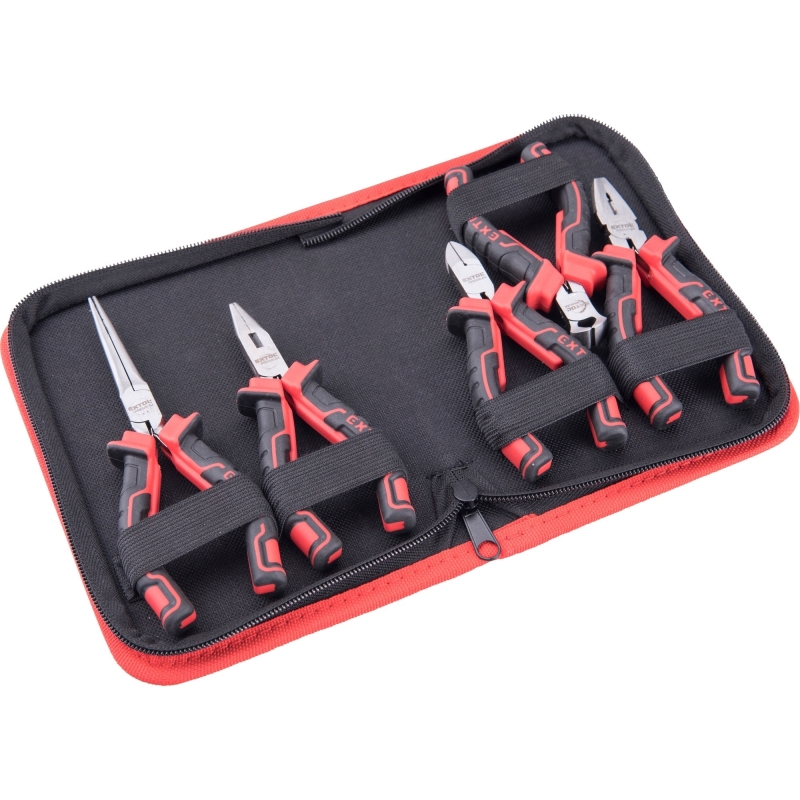 Kleště mini 5ks 125mm v pouzdře EXTOL Premium
