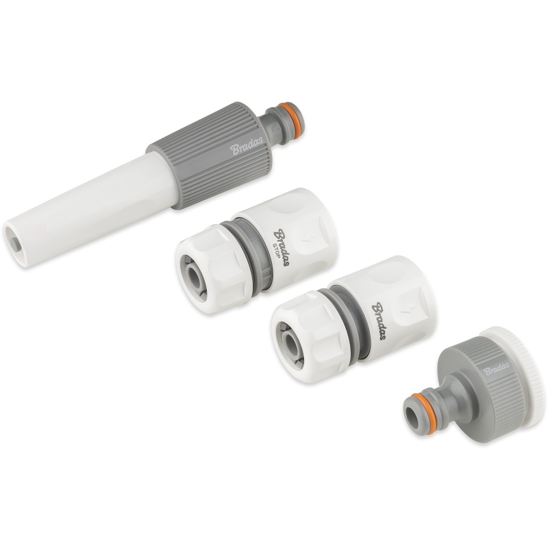 Koncovky na zahradní hadici 4 ks 1/2 - 5/8" White