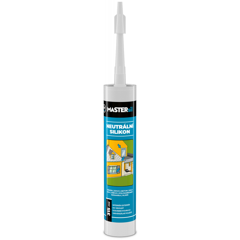 Ms Neutrální silikon šedá 315ml